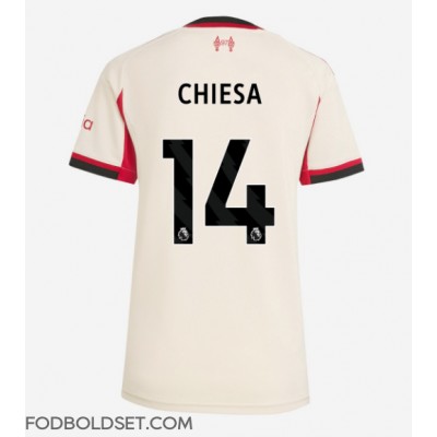 Liverpool Federico Chiesa #14 Udebanetrøje Dame 2025-26 Kortærmet Liverpool Federico Chiesa #14 Udebanetrøje Dame 2025-26 Kortærmet